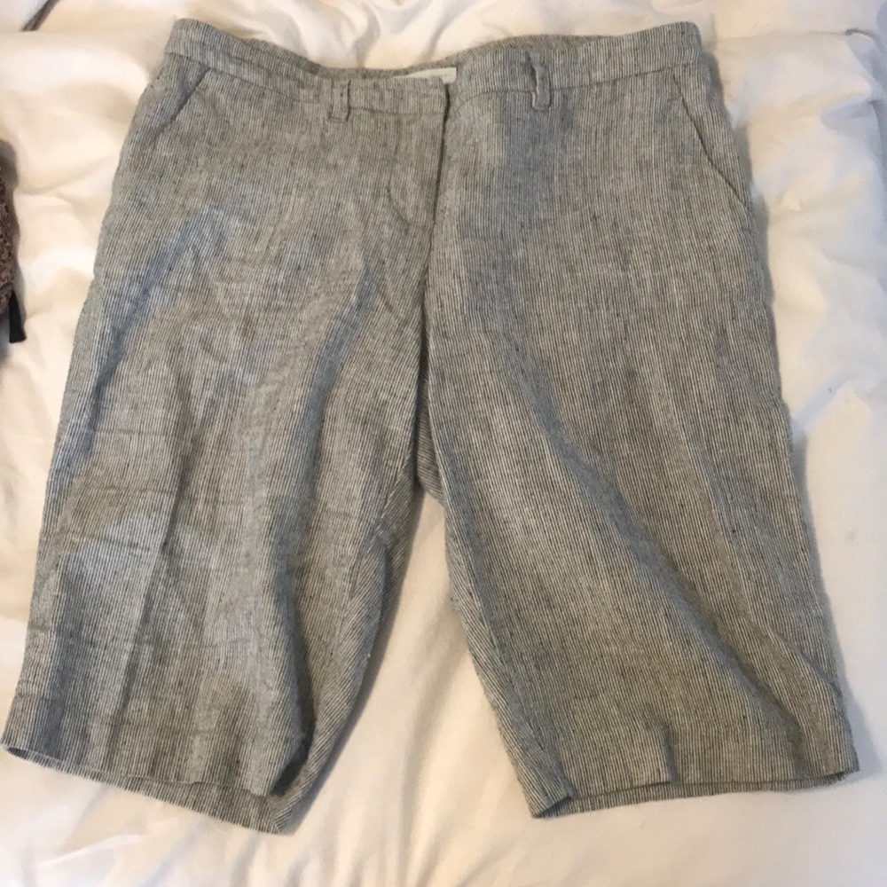 NYC Linen Bermuda Shorts